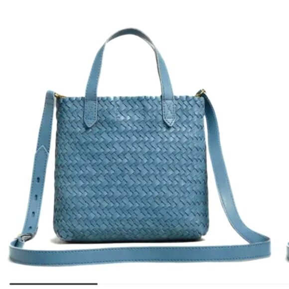 Madewell - The Small Transport Woven Leather Crossbody Purse - NWT - Picture 4 of 4